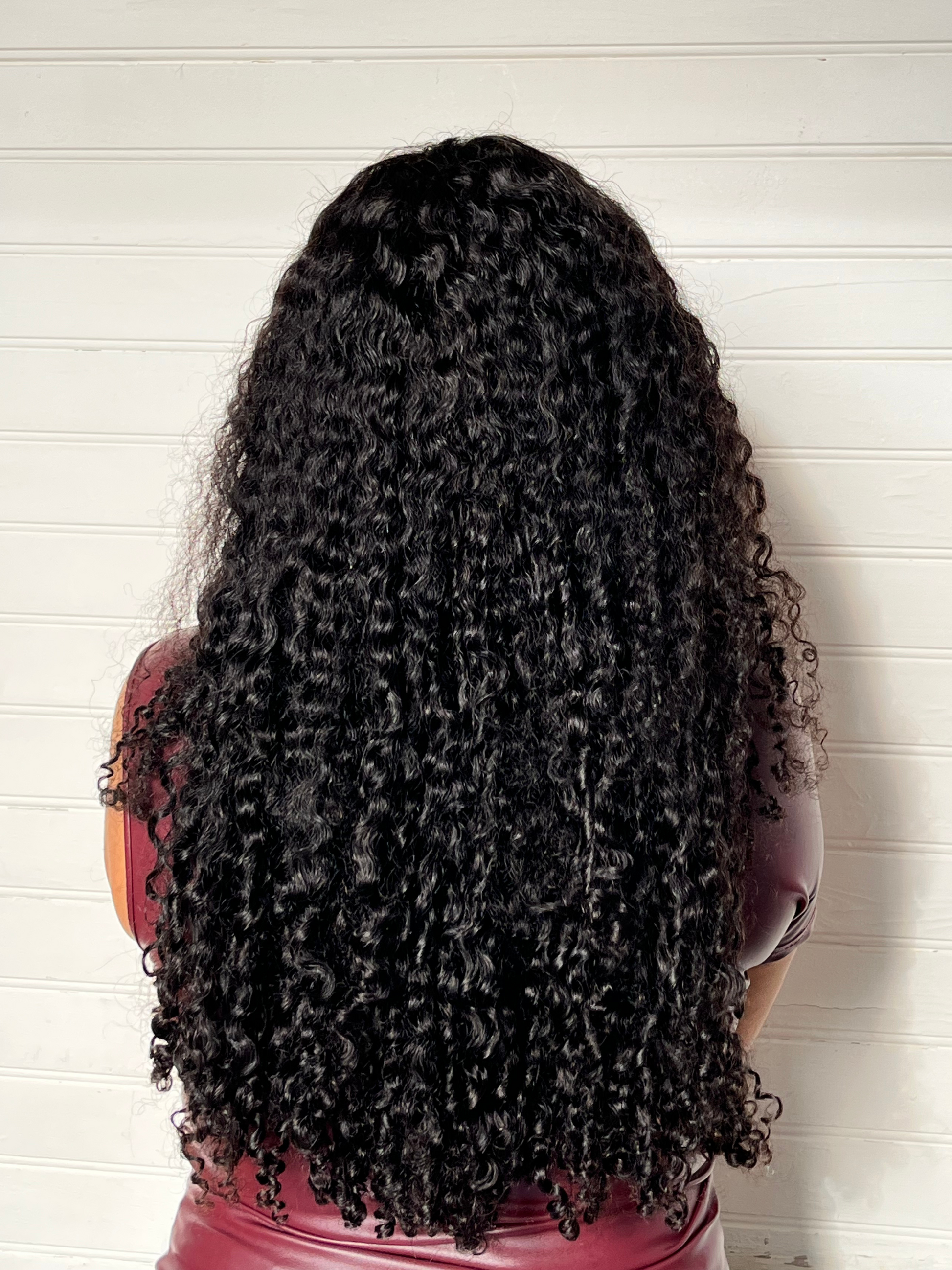 Miracana Premium Perruque Kinky Wave Lace Frontale Multicolore