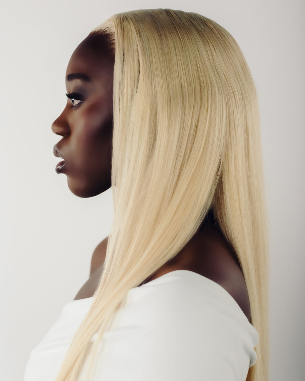 Miracana Perruque Premium Lace Frontale Lisse #613 Blonde