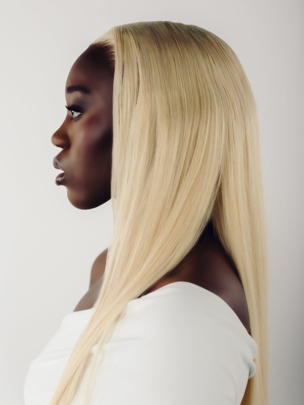 Miracana Perruque Premium Lace Frontale Lisse #613 Blonde