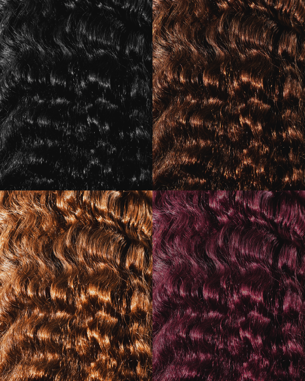 Miracana Premium Perruque Deep Wave Lace Frontale Multicolore