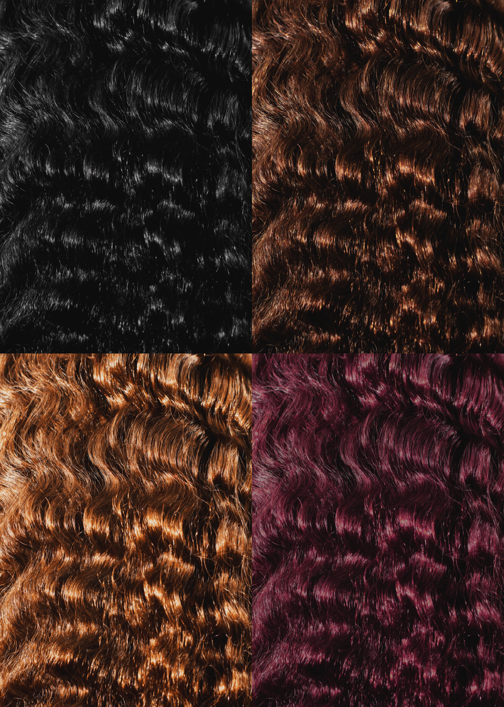 Miracana Premium Perruque Deep Wave Lace Closure Multicolore
