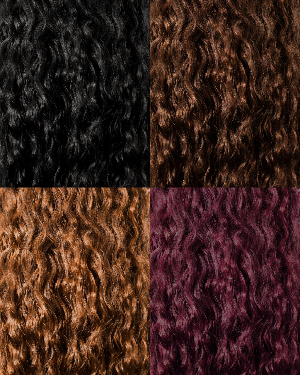 Miracana Premium Perruque Nature Wave Lace Frontale Multicolore